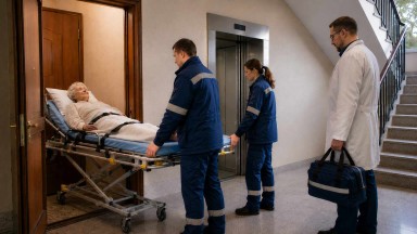 Транспортировка больных после выписки в Горячем Ключе